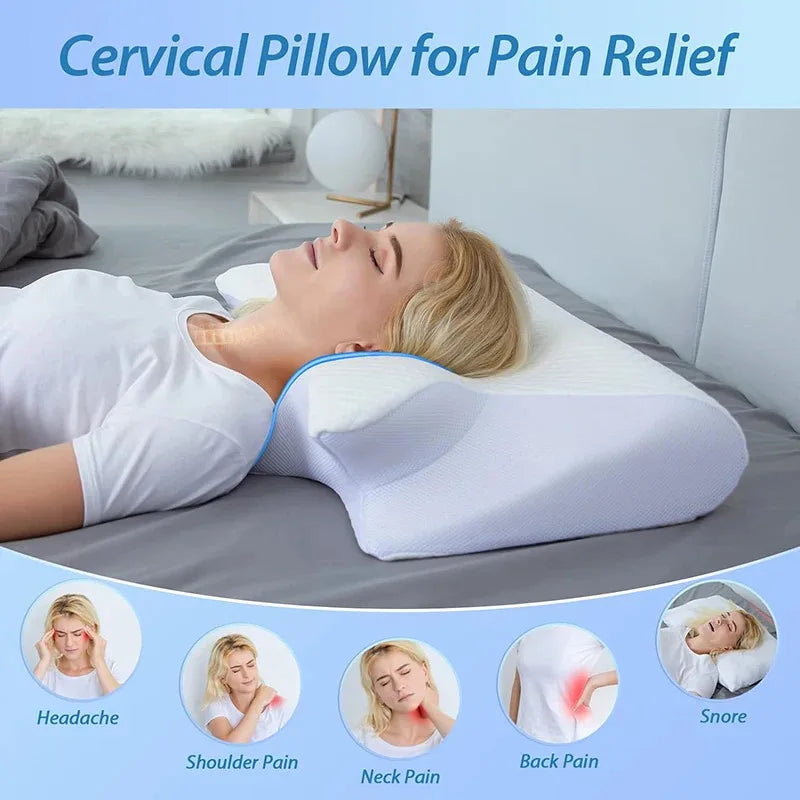 Almohada Cervical viscoelástica.